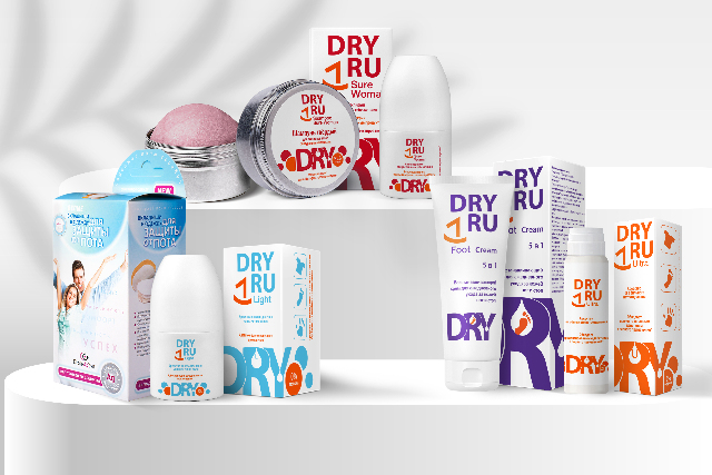 Наборы косметических средств от пота и запаха торговой марки DRY RU: «Твой разумный подход к красоте и бюджету»