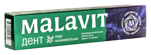 Малавит-дент зубная паста кедр-можжевельник 75 гр
