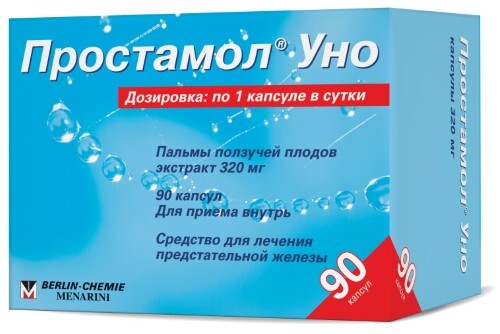 Купить Простамол уно 320 мг 90 шт. капсулы цена