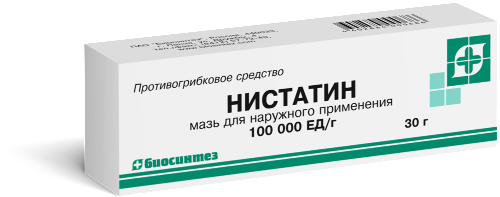 Купить Нистатин 100000 ЕД мазь для наружного применения 30 гр цена