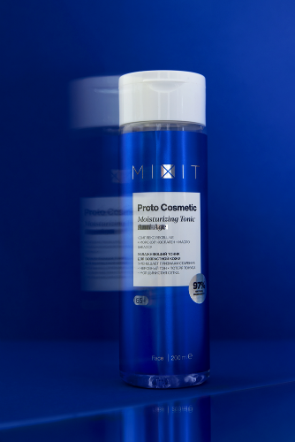 Mixit proto cosmetic тоник для возрастной кожи лица с гиалуроновой кислотой и олигопептидным комплексом recelline 55+ увлажняющий 200 мл