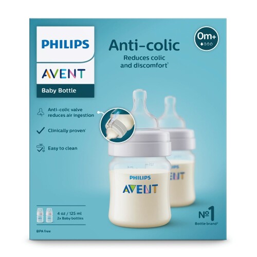 Avent бутылочка для кормления Anti-Colic 125 мл 2 шт SCY100/02