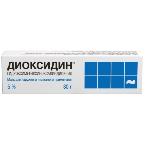 Купить ДИОКСИДИН 5% 30,0 МАЗЬ Д/НАРУЖ ПРИМ в Москве ДИОКСИДИН 5% 30,0 МАЗЬ Д/НАРУЖ ПРИМ