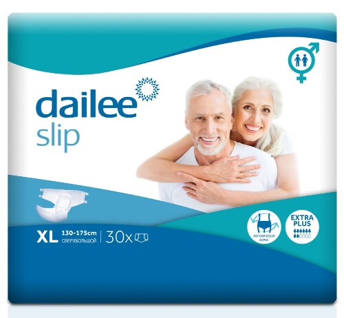 Купить Dailee подгузники для взрослых для людей со средней степенью недержания EXTRA PLUS X-Large/сверхбольшой 30 шт. цена