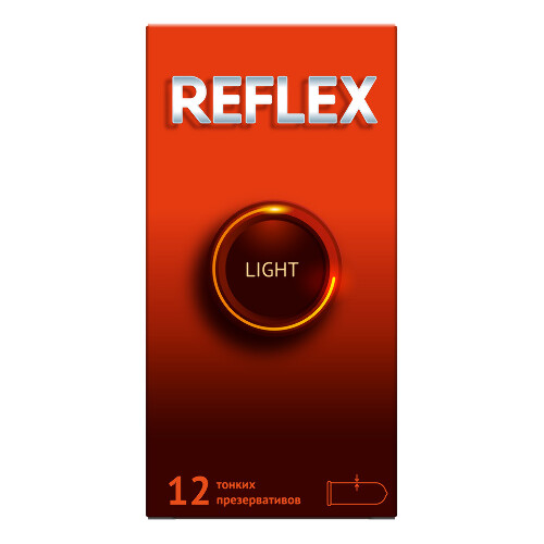 ПРЕЗЕРВАТИВЫ ИЗ НАТУРАЛЬНОГО ЛАТЕКСА REFLEX LIGHT