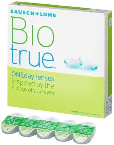Купить Bausch+Lomb Biotrue® ONEday однодневные контактные линзы/-1,75/ 90 шт. цена