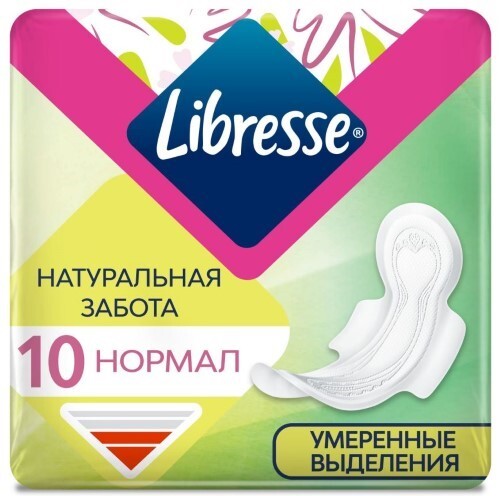 Купить Libresse natural care нормал прокладки 10 шт. цена
