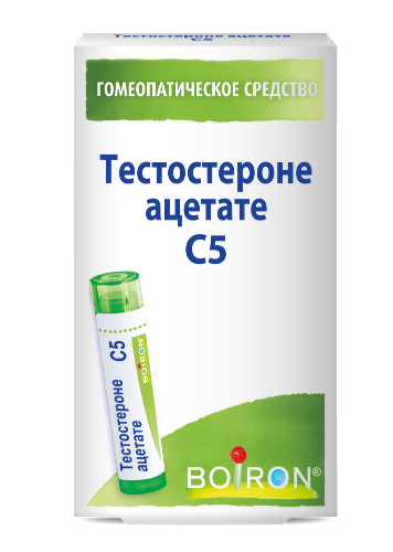 ТЕСТОСТЕРОНЕ АЦЕТАТЕ C5 ГОМЕОПАТ МОНОКОМП ПРЕПАРАТ МИНЕРАЛЬНО-ХИМИЧ ПРОИСХОЖД