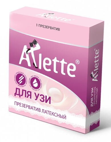 Презерватив латексный для узи arlette d 28 мм 1 шт.