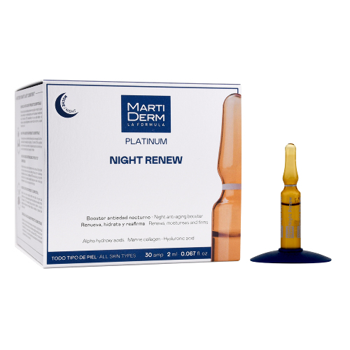 Martiderm platinum ампулы ночное восстановление 2 мл 30 шт.