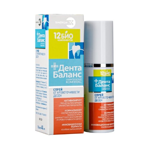 Дентабаланс спрей от кровоточивости десен 40 мл