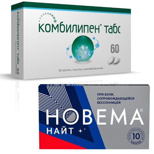 Набор: скидка на Новема Найт таб №10 при заказе с Комбилипен табс №60