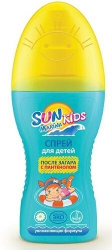 Купить Sun marina kids спрей после загара для детей 150 мл цена