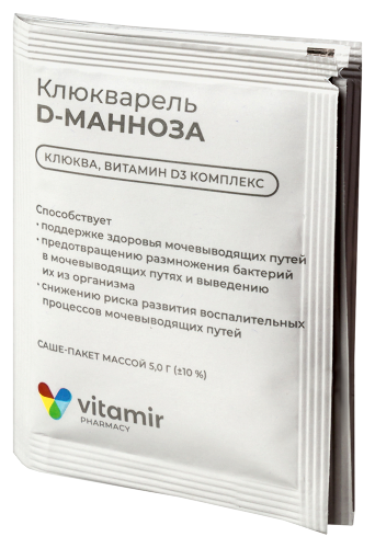 КЛЮКВАРЕЛЬ Д-МАННОЗА КЛЮКВА ВИТАМИН Д3 КОМПЛЕКС
