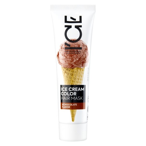 Ice cream color маска для волос тонирующая chocolate flavor тон шоколадный 100 мл