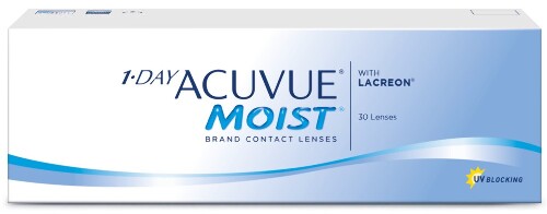 Купить Acuvue 1day moist однодневные контактные линзы 8,5/14,2 30 шт./-1,25/ цена