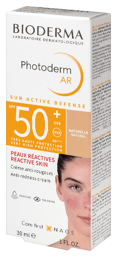 Bioderma Photoderm AR солнцезащитный крем для кожи с покраснениями SPF50+ 30 мл