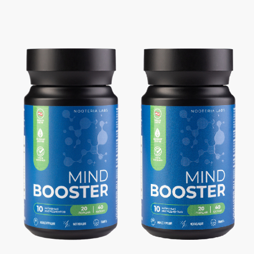 Купить Nooteria Labs Mind Booster Маинд Бустер 40 шт. капсулы массой 520 мг цена