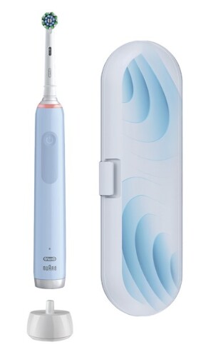 Oral-b зубная щетка pro series 3 электрическая braun тип 3772/с насадкой cross action+чехол