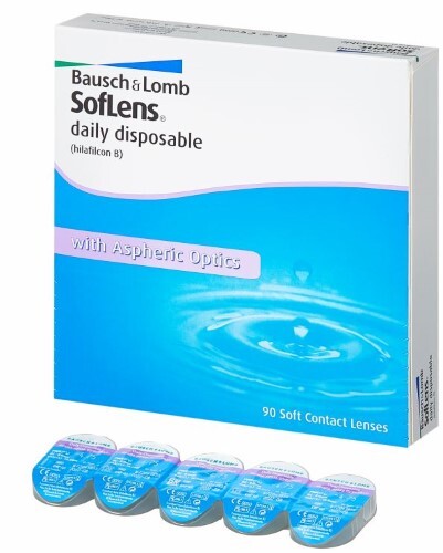 Купить Bausch+ lomb soflens daily disposable однодневные контактные линзы/-3,50/ 90 шт. цена