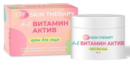 Купить Крем для лица а е витамин актив spf skin therapy 50 мл цена