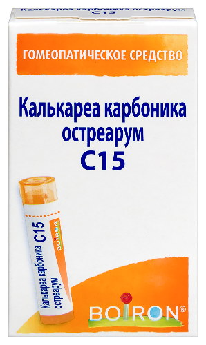 КАЛЬКАРЕА КАРБОНИКА ОСТРЕАРУМ С15 ГОМЕОПАТ МОНОКОМП ПРЕПАРАТ ЖИВОТН ПРОИСХОЖД