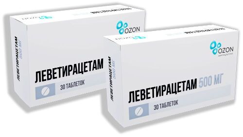 Набор из 2х упаковок Леветирацетам таб. 500мг №30 со скидкой!