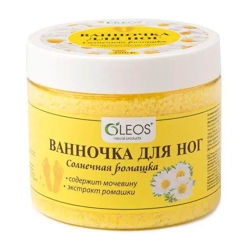 Oleos ванночка для ног солнечная ромашка 350 гр