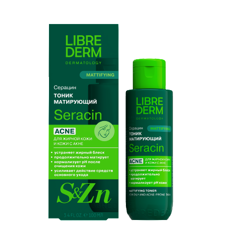 Купить Librederm Серацин (Seracin) матирующий тоник 100 мл цена