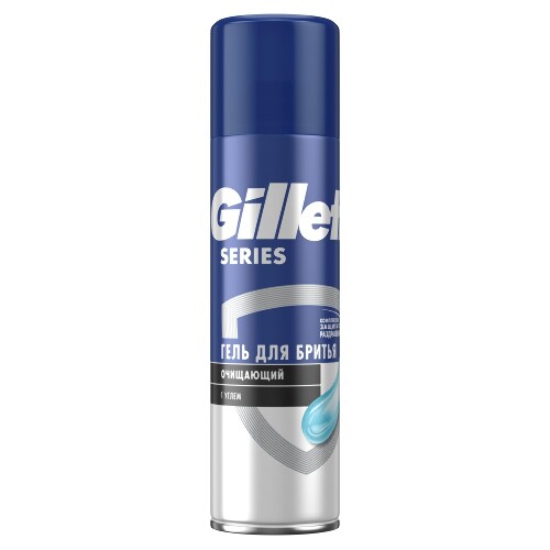 Gillette series гель для бритья очищающий 200 мл