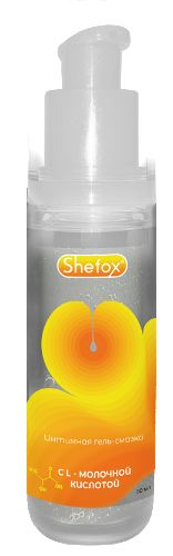 Shefox гель-смазка интимная с l-молочной кислотой 50 мл/флакон с дозатором