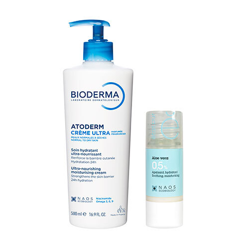 Набор BIODERMA ATODERM КРЕМ УЛЬТРА 500МЛ + ETAT PUR СЫВОРОТКА С АЛОЭ ВЕРА 15МЛ