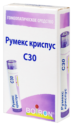 РУМЕКС КРИСПУС С30 ГОМЕОПАТ МОНОКОМП ПРЕПАРАТ РАСТИТ ПРОИСХОЖД