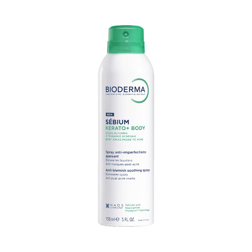 Bioderma sebium керато+ спрей для тела против несовершенств 150 мл