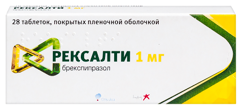 Купить Рексалти 1 мг 28 шт. таблетки, покрытые пленочной оболочкой цена