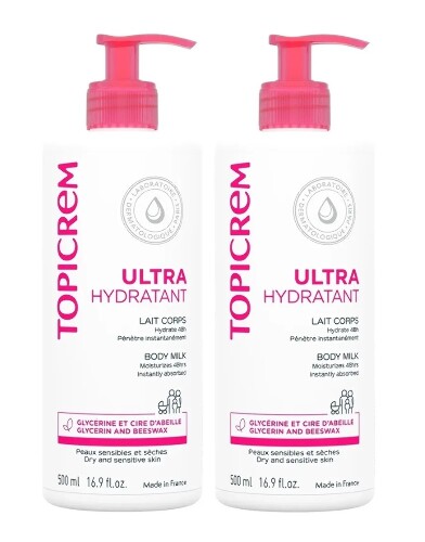 Купить Topicrem молочко для тела ультра-увлажняющее 500 мл по цене 1891 руб в Москве Topicrem молочко для тела ультра-увлажняющее 500 мл