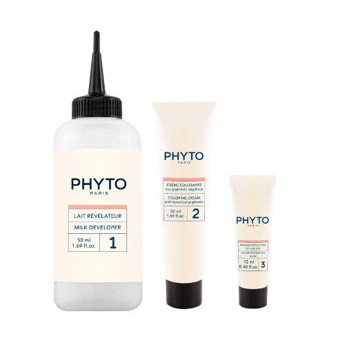 Phyto крем-краска для волос в наборе тон 3/темный шатен/