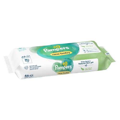 Pampers салфетки влажные детские harmonie new baby 46 шт.