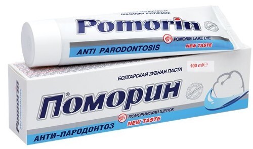Купить Pomorin antiparodontosis зубная паста без фтора 100 гр цена
