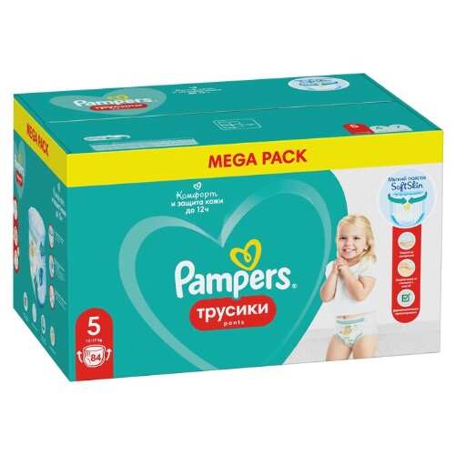 Pampers трусики pants размер 5 84 шт.