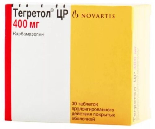 Купить Тегретол цр 400 мг 30 шт. таблетки пролонгированные покрытые оболочкой цена