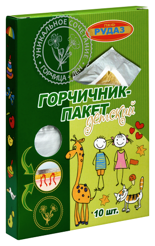 Горчичник-пакет детский элит 10 шт.