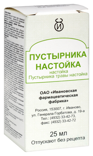 ПУСТЫРНИКА НАСТОЙКА