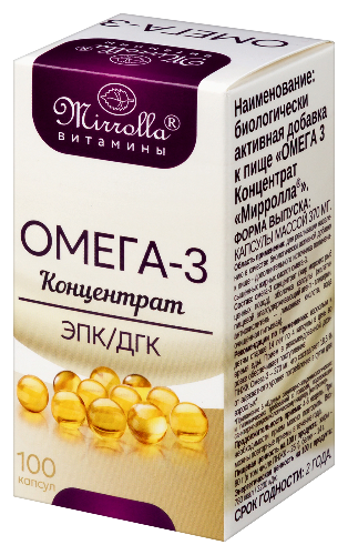 ОМЕГА 3 КОНЦЕНТРАТ МИРРОЛЛА