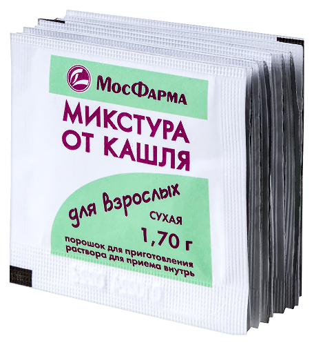 МИКСТУРА ОТ КАШЛЯ ДЛЯ ВЗРОСЛЫХ СУХАЯ
