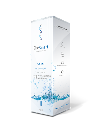 Shesmart тоник увлажняющий с гиалуроновой кислотой и ниацинамидом 200 мл