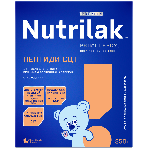 Купить Nutrilak Premium ПЕПТИДИ СЦТ смесь сухая детская лечебная с рождения 350г цена