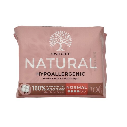 Reva care natural normal прокладки без запаха 10 шт.