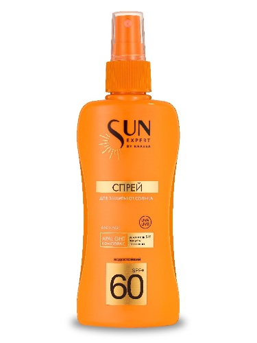 Krassa sun expert спрей для защиты от солнца spf60+ 180 мл
