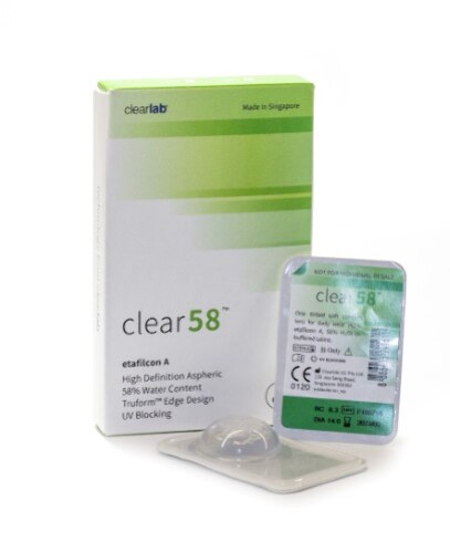 Купить Clear58 контактные линзы плановой замены/-6,50/ 6 шт. цена